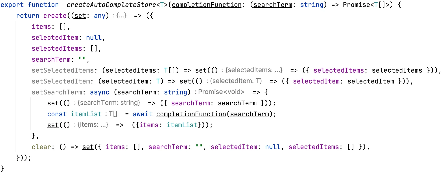 Example approach for state sync